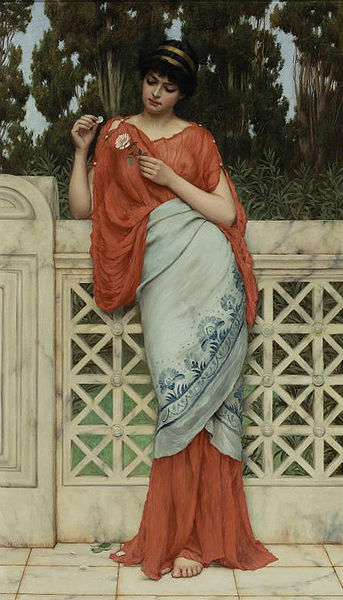 John William Godward He Loves Me He Loves Me Not